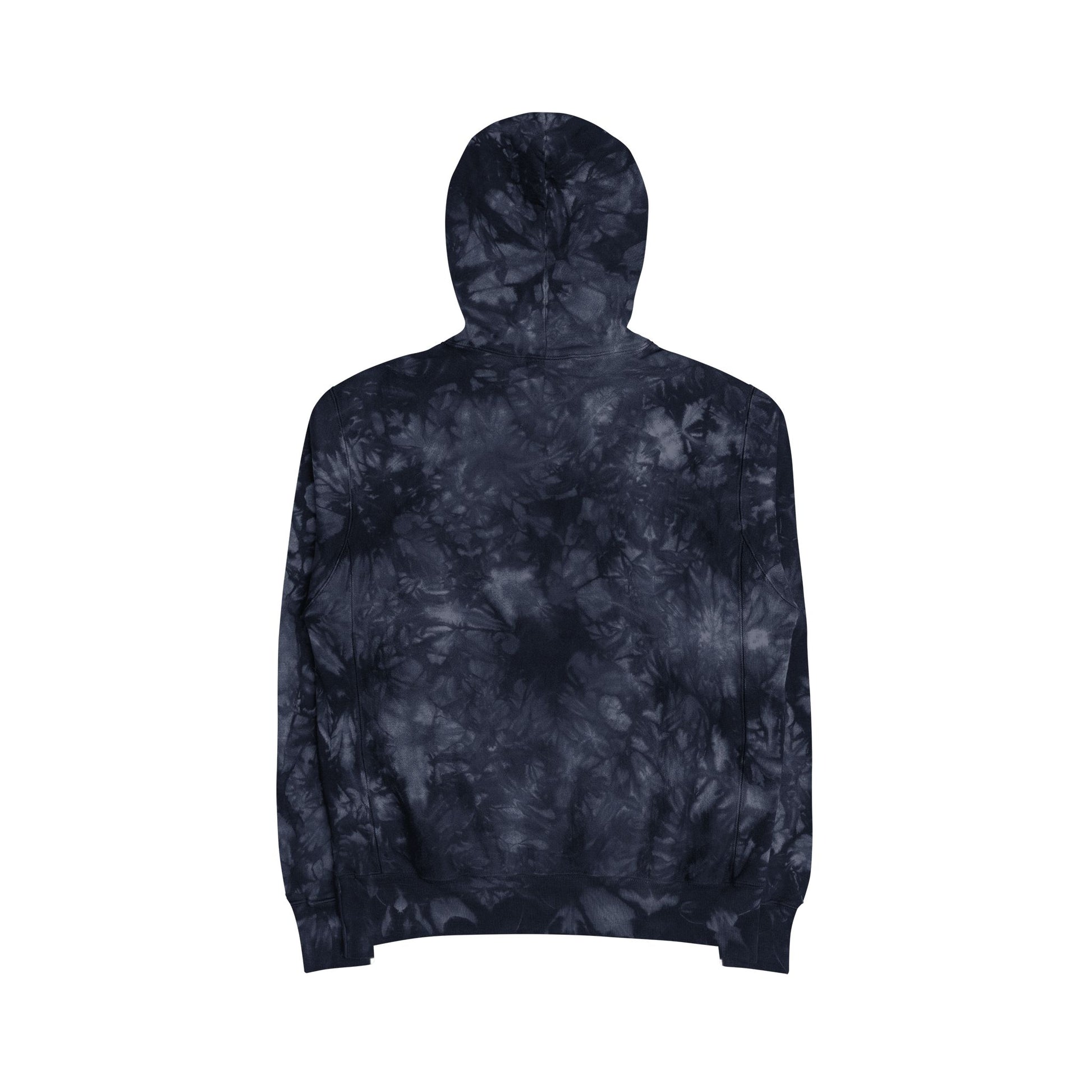 ARTIFICIAL PATHOGEN "CHAMPION" TIE DYE HOODIE WITH EMBROIDERED LOGO