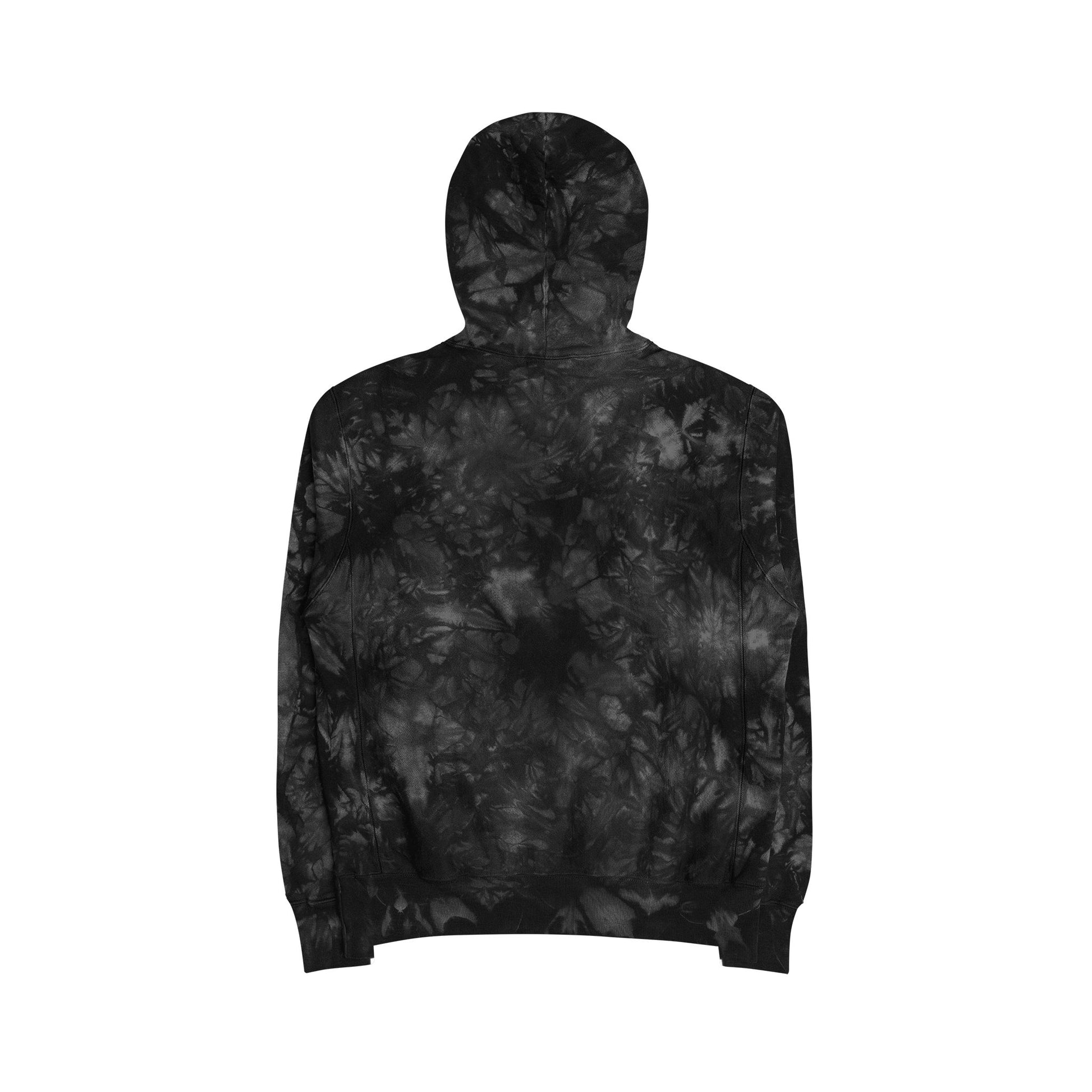ARTIFICIAL PATHOGEN "CHAMPION" TIE DYE HOODIE WITH EMBROIDERED LOGO
