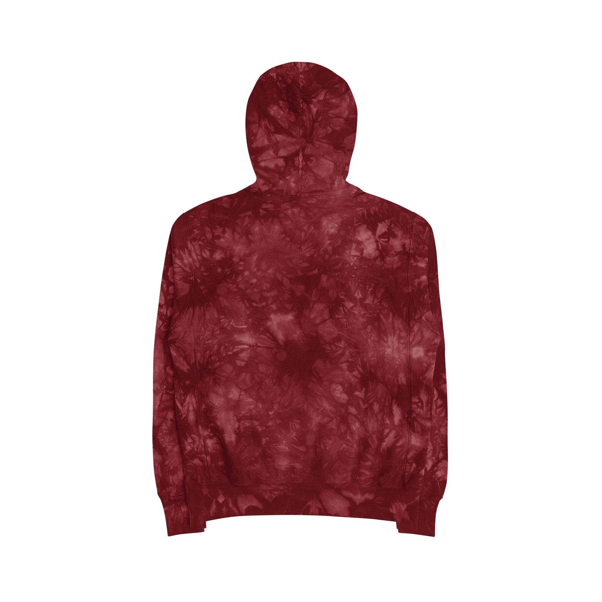 ARTIFICIAL PATHOGEN "CHAMPION" TIE DYE HOODIE WITH EMBROIDERED LOGO