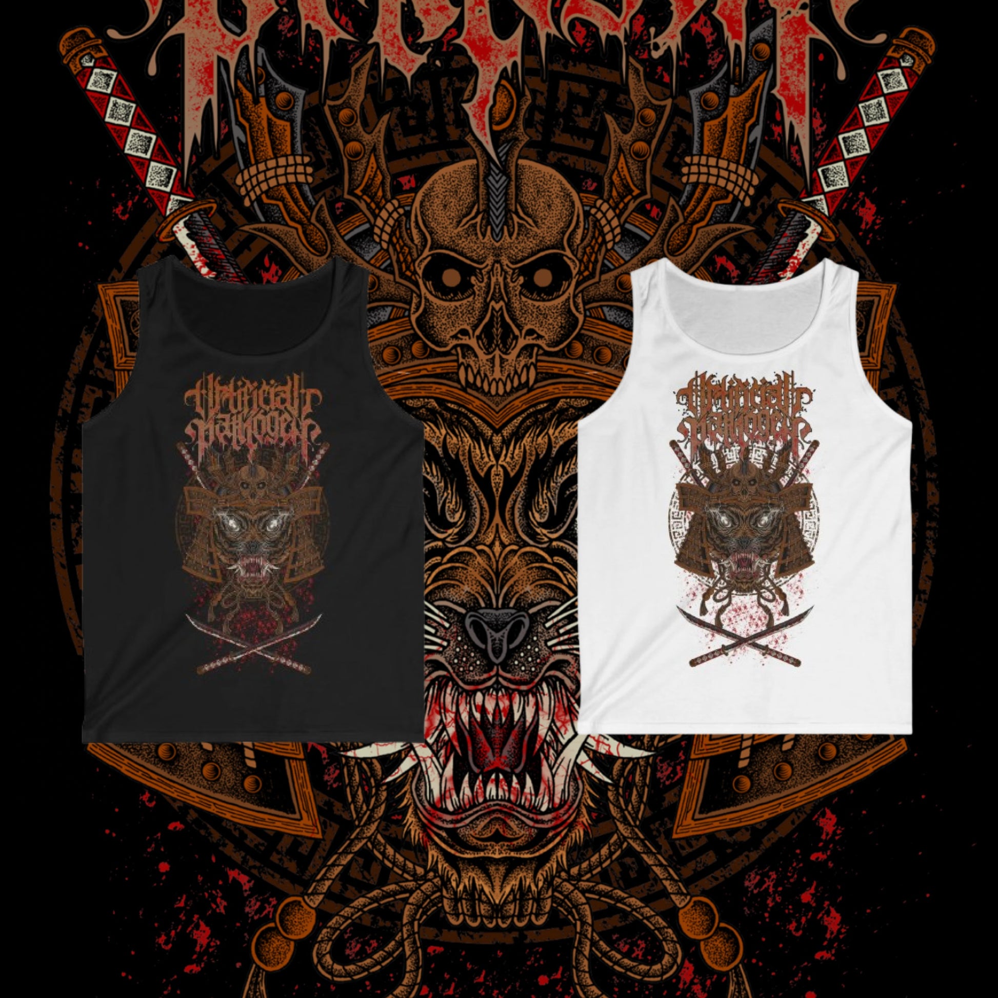 ARTIFICIAL PATHOGEN SAMURAI TIGER TANK TOP