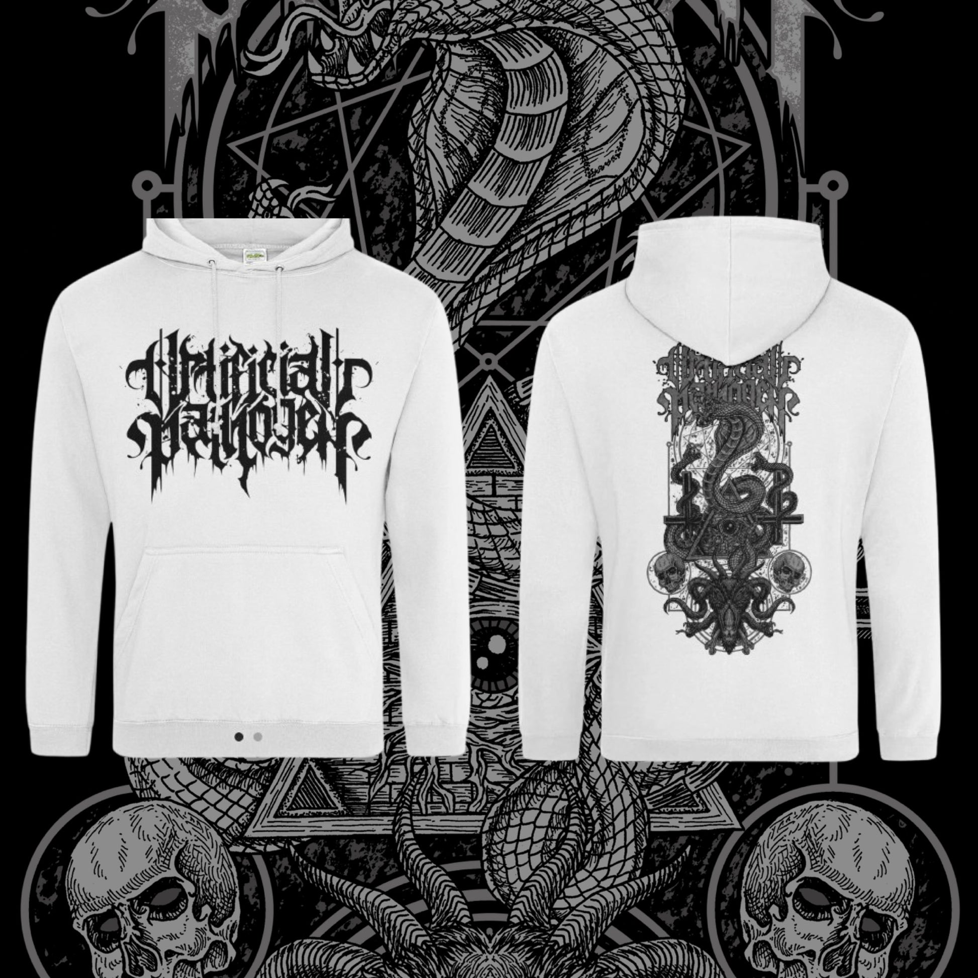 ARTIFICIAL PATHOGEN LOGO HOODIE + SNAKE